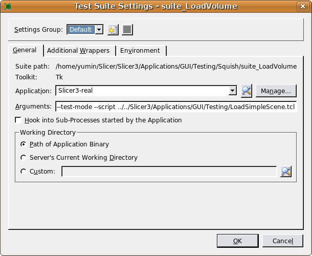 Squish settings for launch Slicer3