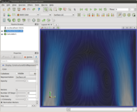 Surface LIC with vector field normalization enabled